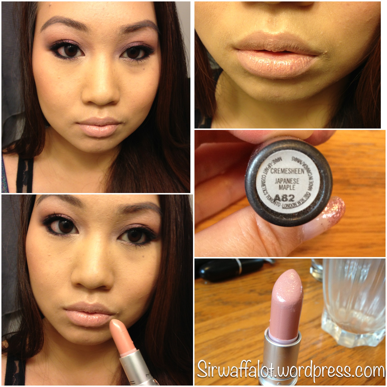 Mac japanese maple lipstick review.